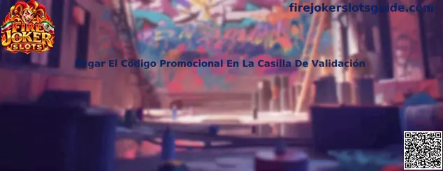 Proceso para pegar el código promocional en la casilla de validación