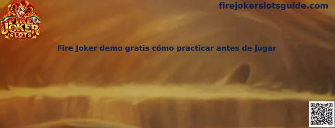 Imagen ilustrativa de Fire Joker demo gratis para conocer los rodillos, las líneas de pago y las funciones del juego antes de jugar