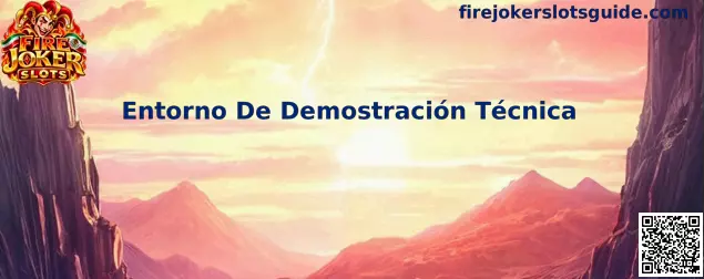 Entorno De Demostración Técnica de Fire Joker Slots con créditos ficticios